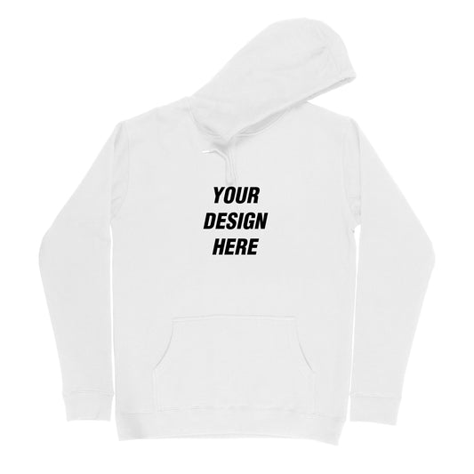 Front Of Custom Printed Hoodie, Printed On Demand In Australia With Eco Friendly Inks And No Minimums
