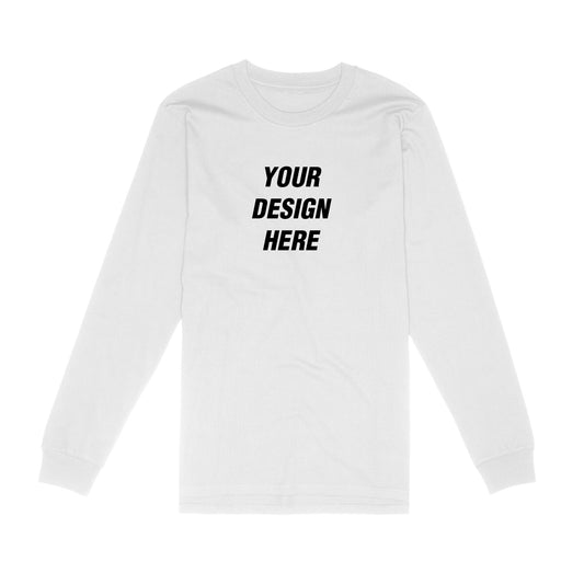 'Custom Printed Long Sleeve T-Shirt' - Customized